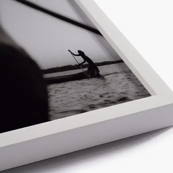 Dear brother — white frame detail