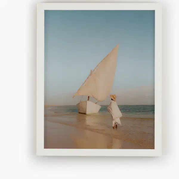 It was only a dream — white frame overhead