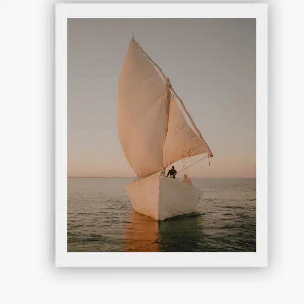 The dhow — print overhead