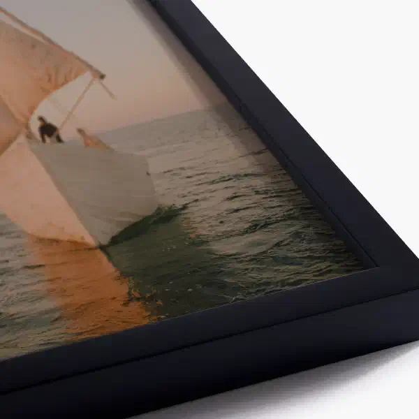 The dhow — black frame detail