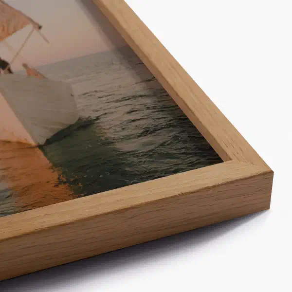 The dhow — oak frame detail