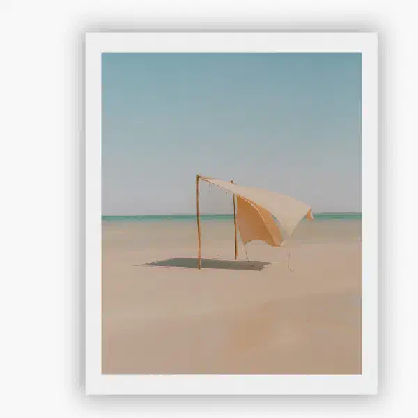 The ocean calls — print overhead