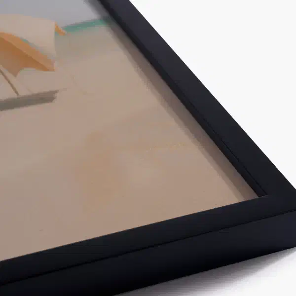 The ocean calls — black frame detail
