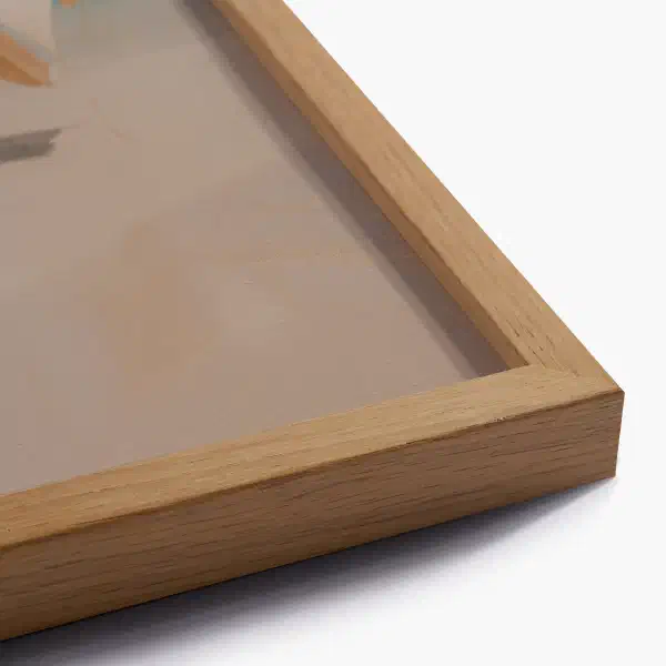 The ocean calls — oak frame detail